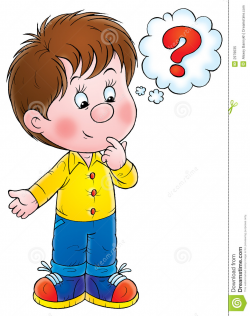 Boy with Question Mark Clipart - Clip Art Bay