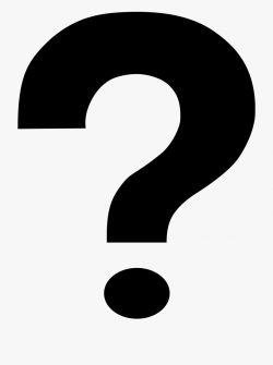 Marks Clipart Uestion - Question Mark Black Png ...