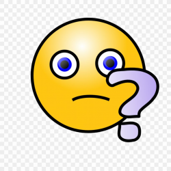 Smiley Question Mark Emoticon Face Clip Art, PNG ...