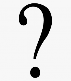 Question Mark Clipart Transparent Background - Black ...