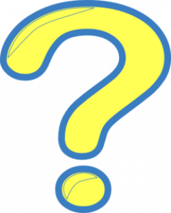 Yellow And Blue Question Mark Clip Art at Clker.com - vector ...