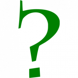 Green question mark 3 icon - Free green question mark icons