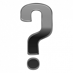 Gray gradient 3d question mark - Transparent PNG & SVG vector