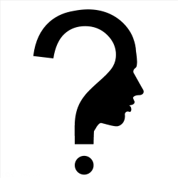 Question mark Human head Symbol - Thinking person png ...