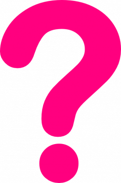 Pink Question Mark Clipart
