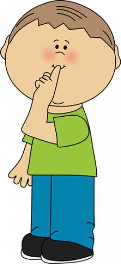 Quiet Boy Clip Art - Quiet Boy Image | Clip art, Cartoon ...