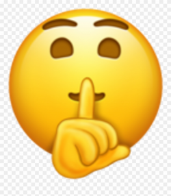 Emoji Quiet Clipart (#980689) - PinClipart