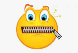 No Talking Back Clipart - Silence Clipart Transparent PNG ...