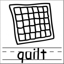 Quilt Clipart Black And White | Free download best Quilt ...