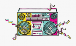 boombox #80s #freetoedit - 80s Boombox Png #1023893 - Free ...