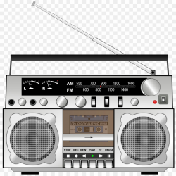 Transistor Radio PNG Boombox Clipart download - 2400 * 2393 ...
