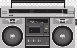 Golden Age of Radio Boombox , Creative vintage tape ...