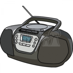 cartoon radio clipart. Royalty-free clipart # 147052