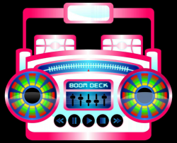 Boombox clipart colorful, Boombox colorful Transparent FREE ...