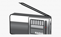 Cassette Tape Clipart Battery Radio - Portable Radio Png ...