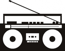 Free Boombox Silhouette, Download Free Clip Art, Free Clip ...
