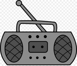 White Background clipart - Radio, Drawing, Technology ...