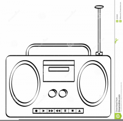 Radio Clipart Black And White | Free Images at Clker.com ...