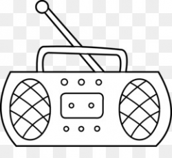 Radio black and white clipart 1 » Clipart Station