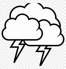 Clouds with rain clipart black and white 5 » Clipart Portal