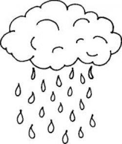 Rain clipart black and white 2 » Clipart Station