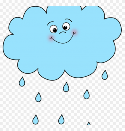 Clip Art Rain - Happy Rain Cloud Cartoon, HD Png Download ...