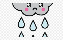 Rain Clipart Kawaii - Lluvia Kawaii - Png Download (#1221541 ...