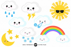 Kawaii Weather Clipart