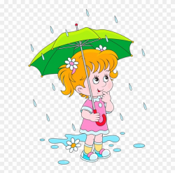 Kids In Rain Clipart - Kids In Rain Clipart #1129924 | garden stuff ...