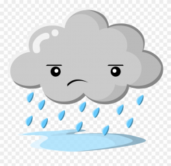 Sad Rain Cloud Png Clipart (#1403774) - PinClipart