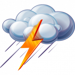 Thunder And Rain Clipart