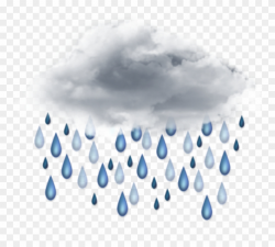 ftestickers #clipart #cloud #rain #raindrops - Transparent ...