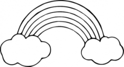 Rainbow Clipart Black And White | Clipart Panda - Free Clipart Images