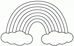 Rainbow Clipart Blank