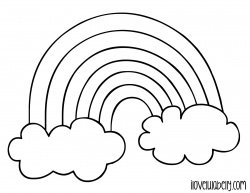 Blank Rainbow Clipart