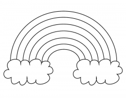 Rainbow Clipart Blank