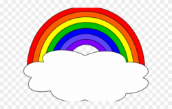 Cloud Clipart Rainbow - Clipart Rainbow - Png Download (#2076190 ...