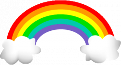 Rainbow With Clouds Clipart | Clipart Panda - Free Clipart Images