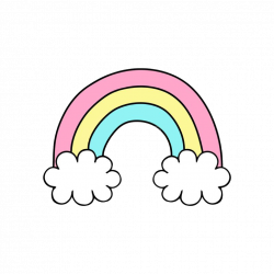 rainbow cute png cloud rainbows clipart rainbowclipart...