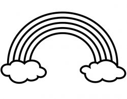 Rainbow : The Rainbow Is Great Coloring Pages Drawing, The - Clip ...