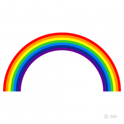 Rainbow Clipart Free Picture｜Illustoon