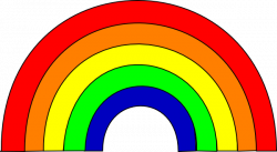 Rainbow clip art at vector clip art 2 - ClipartPost