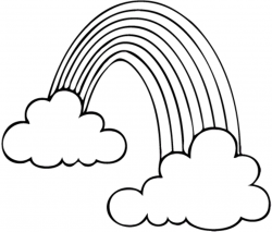 Free Rainbow Cliparts Black, Download Free Clip Art, Free Clip Art ...
