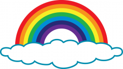 dessin | Rainbow party 4 ans Charlotte | Rainbow clipart, Rainbow ...