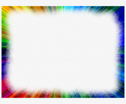 Cool Border Frame - Rainbow Frame Png Transparent PNG ...