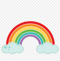 rainbow svg scrapbook cut file cute clipart files for - cute ...