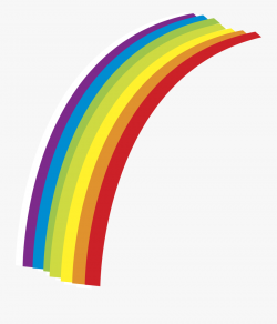Rainbow Clipart Straight - Half Rainbow Clip Art , Free ...