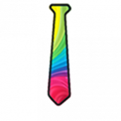 Rainbow Tie [Transparent] - Roblox
