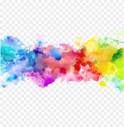 color png transparent - paint splatter rainbow PNG image ...