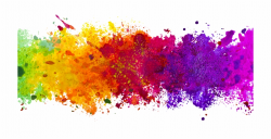 Color Types Transparent Paint Splash Png - Clip Art Library